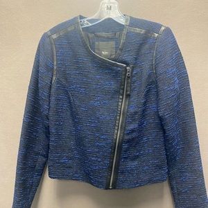Mossimo motorcycle jacket. Tweed faux leather. M